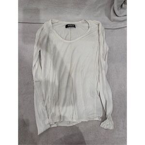 REFORMATION white long sleeve top size XS